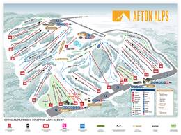 Pistenplan Afton Alps