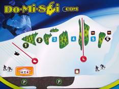 Pistenplan Do-Mi-Ski – Dolbeau-Mistassini