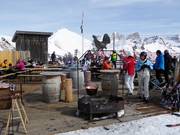 Al Zedron an der Bergstation Col de Valvacin