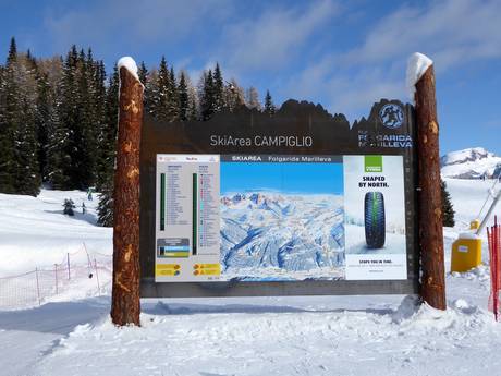 Italien: Orientierung in Skigebieten – Orientierung Madonna di Campiglio/Pinzolo/Folgàrida/Marilleva