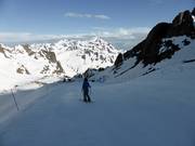 Piste Bergers mit Blick zum Pic du Midi