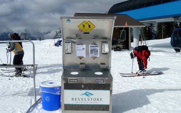 Columbia-Shuswap: Sauberkeit der Skigebiete – Sauberkeit Revelstoke Mountain Resort