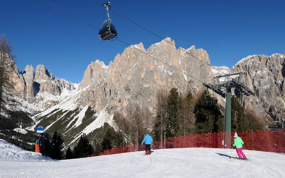 Skifahren bei Vigo di Fassa