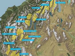 Pistenplan Southern Lakes