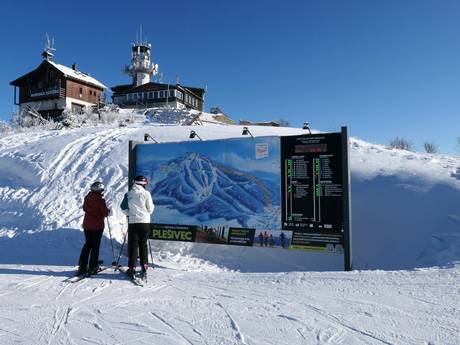 Tschechien: Orientierung in Skigebieten – Orientierung Pleßberg (Plešivec) – Abertamy