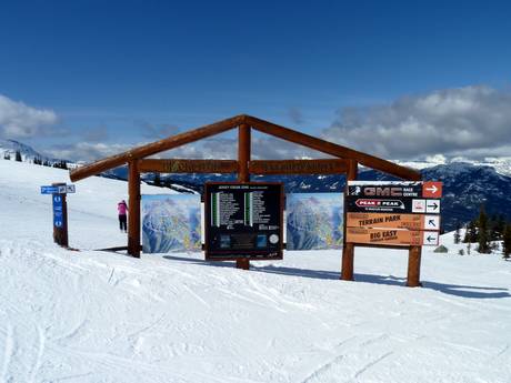 Vancouver, Coast & Mountains: Orientierung in Skigebieten – Orientierung Whistler Blackcomb