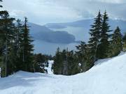 Herrlicher Blick vom Skigebiet Cypress Mountain