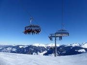 Schnee-Express - 8er Hochgeschwindigkeits-Sesselbahn (kuppelbar) mit Abdeckhauben und Sitzheizung