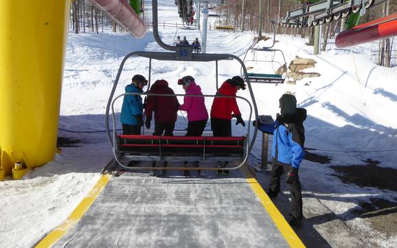 Zentrale und südliche Appalachen: Freundlichkeit der Skigebiete – Freundlichkeit Bromont