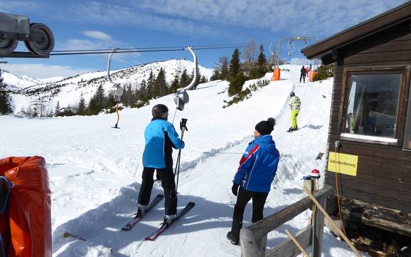 Salzkammergut-Berge: Freundlichkeit der Skigebiete – Freundlichkeit Feuerkogel – Ebensee