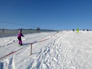 Skilift und Piste in Landsberied