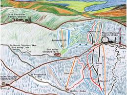 Pistenplan Troodos – Mount Olympos