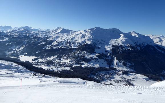 Churwaldnertal: Größe der Skigebiete – Größe Arosa Lenzerheide