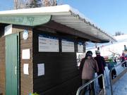 Informationen am Kassenhäuschen