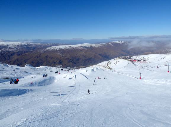 Skigebiet Cardrona mit Snowpark