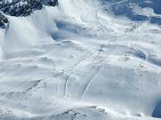 Pisten an der Goldbergbahn 2 und am Kreuzkogellift