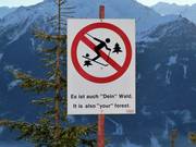 Sperrung von einzelnen Waldgebieten