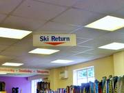 Ausschilderung im Eingangsbereich