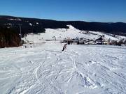 Blick auf die Hauptpiste