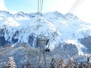St. Moritz Bad-Signal - 100er Kabinen-Seilbahn