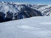 Sehr gute Pistenpräparierung auf der Schmittenhöhe