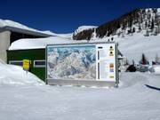 Große Informationstafel an der Speiereck-Gipfelbahn