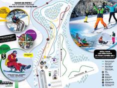 Pistenplan Les Planards