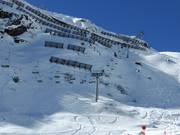 Gongallbahn - 2er Sesselbahn fix geklemmt