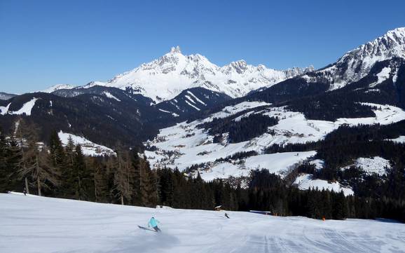 Höchste Talstation in den Salzburger Schieferalpen – Skigebiet Filzmoos