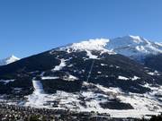 Blick auf das Skigebiet Bormio