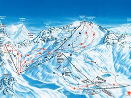 Pistenplan Mölltaler Gletscher