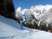 Schneekanone an der Anfängerwiese Holzstube