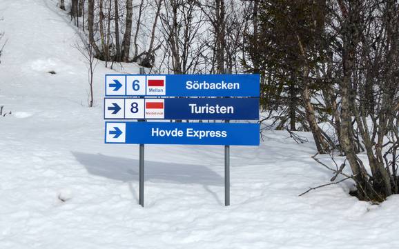 Härjedalen: Orientierung in Skigebieten – Orientierung Vemdalsskalet