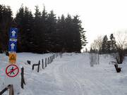 Loipeneinstieg in Altastenberg