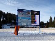Digitale Informationen im Skigebiet Jahorina