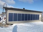 Photovoltaik-Anlage am Gipfel Pyhä