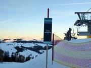 Pistenausschilderung auf der Postalm