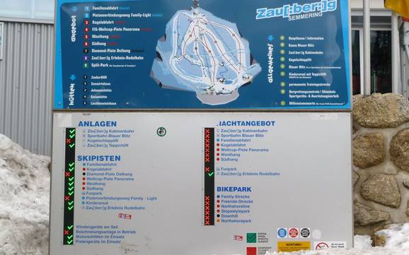 Bruck-Mürzzuschlag: Orientierung in Skigebieten – Orientierung Zauberberg Semmering