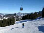 Familienabfahrt an der 10er-Gondelbahn Söllereck