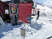 Kostenlose Sonnencreme an der Talstation