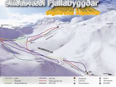 Pistenplan Skarðsdalur – Siglufjörður
