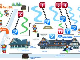 Pistenplan Nosal – Bystre