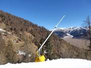 Schneilanze im Skigebiet Watles