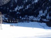 Leichte Anfängerpiste Mezoli im Talbereich