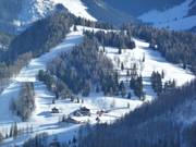 Blick auf die Pisten am Schwarzeck