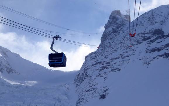 Zermatt-Matterhorn: beste Skilifte – Lifte/Bahnen Zermatt/Breuil-Cervinia/Valtournenche – Matterhorn