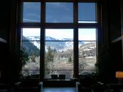 Blick vom Westin Riverfront auf die Pisten