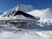 Tonale Occidentale - 4er Hochgeschwindigkeits-Sesselbahn (kuppelbar) mit Abdeckhauben