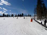 Übungspiste am Förderband