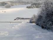 Wellenbahnen im Skigebiet